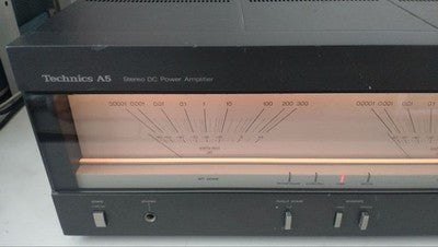 TECHNICS A5 STEREO DC POWER AMPLIFIER AUDIO EQUIPMENT TESTED 100V VINTAGE JAPAN