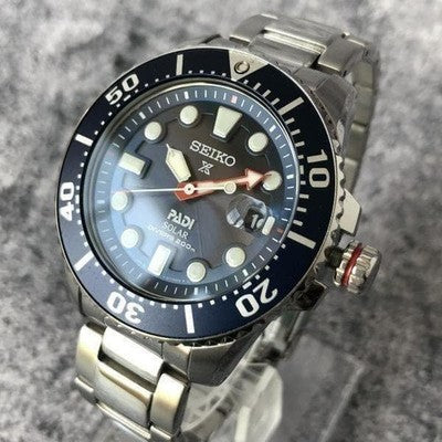 SEIKO PROSPEX PADI SNE549 SOLAR DIVER WATCH 200M BLUE DIAL MENS NEW BOX