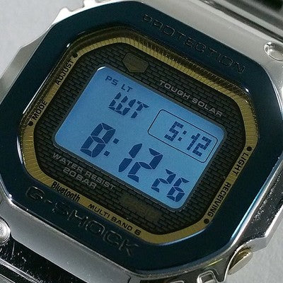 CASIO G SHOCK GMWB5000SS 2JR 50TH ANNIVERSARY FULL METAL SOLAR DIGITAL WATCH MEN