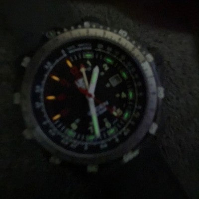 LUMINOX 8830 8831RH QUARTZ WATCH BLACK DIAL COMPASS BAND SWISS MADE BOX PAPERS