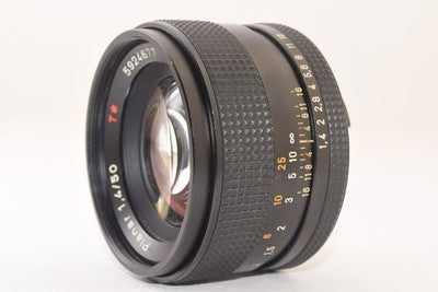 CONTAX CARL ZEISS PLANAR 50MM F1.4 T AEJ STANDARD LENS FROM JAPAN EXCELLENT+++++