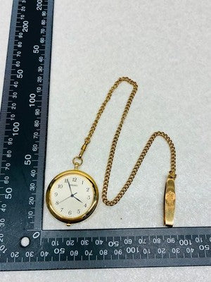 SEIKO POCKET WATCH 7N01-9A00 SILVER QUARTZ QZ FROM JAPAN AS IS