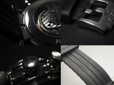 GRAHAM SILVERSTONE MERCEDES GP TRACKMASTER 2MEAS.B01A BLACK CARBON WATCH USED