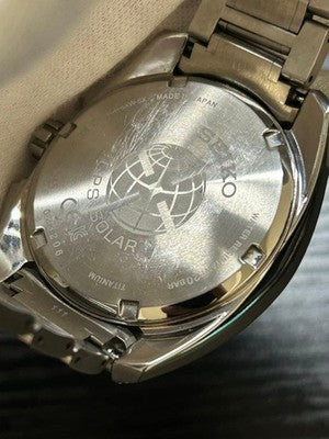 SEIKO ASTRON SBXC063 5X53-0AV0 GPS SOLAR TITANIUM SILVER DIAL MEN'S WATCH JDM