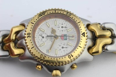 TAG HEUER S35.006 SEL CHRONOGRAPH QUARTZ 39MM MEN'S WATCH FROM JAPAN