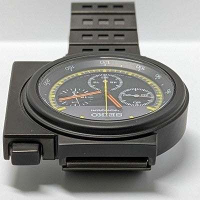 SEIKO GIUGIARO SCED037 ALIEN 2 CHRONOGRAPH WATCH - OVERHAULED, NEW MOVEMENT