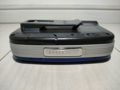Sony WM-FK2 Cassette Player Blue Excellent /w Remote Cable Used from Japan