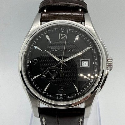 HAMILTON H325190 JAZZMASTER POWER RESERVE AUTOMATIC 40MM WATCH /W BOX