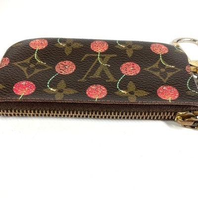 LOUIS VUITTON MONOGRAM CHERRY POCHETTE CLES COIN PURSE KEY POUCH M95042