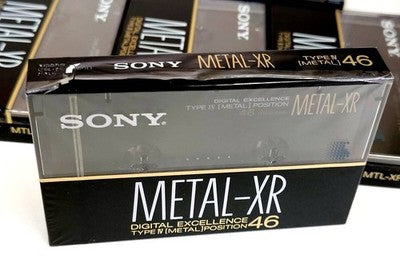 SONY METAL-XR CASSETTE TAPE 21 PACK 46 MINUTE X17 50 MINUTE X4 NEW JP