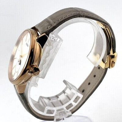 RADO COUPOLE CLASSIC 15463020 QUARTZ MOONPHASE PEARL DIAL STAINLESS 34MM WATCH