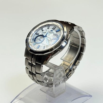 CASIO OCEANUS MANTA OCW-S1400PW-7AJF SOLAR RADIO TITANIUM SHELL DIAL WATCH JAPAN