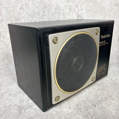 TECHNICS SB-RX30 COAXIAL FLAT SPEAKER SYSTEM PAIR BOOKSHELF HORIZONTAL BLACK