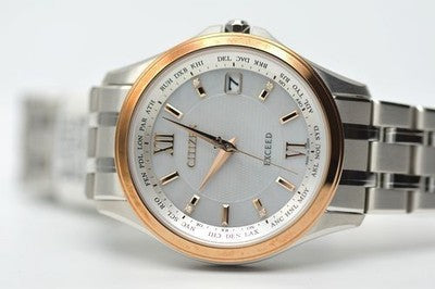 CITIZEN EXCEED CB1086-56A TITANIUM SOLAR RADIO MEN'S WATCH LIMITED TO 600 PCS