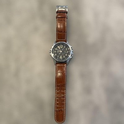 HAMILTON KHAKI CONSERVATION GMT H775650 AUTOMATIC HARRISON FORD RARE MEN'S WATCH
