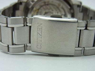 CITIZEN NB3001-61M AUTOMATIC MEN'S WATCH BLUE DIAL 40.5MM SCRATCH-FREE EXCELLENT