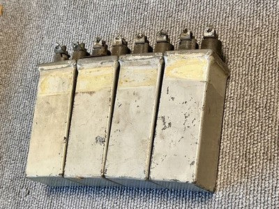 WESTERN ELECTRIC 287A 4MF CAPACITORS SET OF 4 WORKING CONDITION JP
