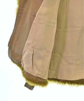 CHLOE WOMEN SHEARLING SHEEPSKIN COAT BROWN SIZE 34 XXS ZIP ITALY PRE OWNED