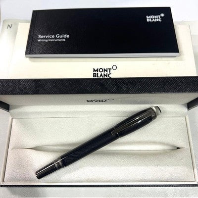 Montblanc StarWalker Ultra Black Fountain Pen Resin Black Used SP140 From Japan