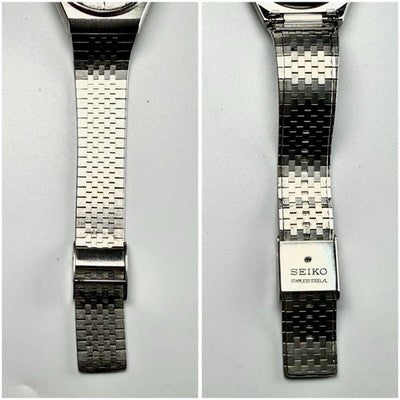 SEIKO GRAND QUARTZ 9943-7000 TWIN QUARTZ LINEN DIAL DAYDATE MEN WATCH VINTAGE