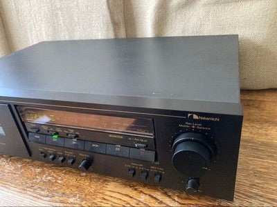 NAKAMICHI CR-20 2 HEAD CASSETTE DECK AUDIO PLAYER BLACK HI-FI JAPAN TESTED