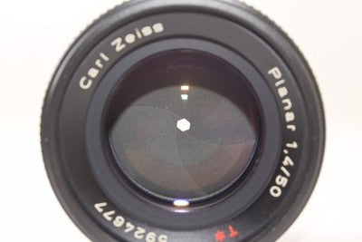 CONTAX CARL ZEISS PLANAR 50MM F1.4 T AEJ STANDARD LENS FROM JAPAN EXCELLENT+++++