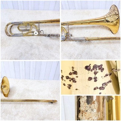 YAMAHA YSL-620 TENOR BASS TROMBONE Bb/F WITH MOUTHPIECE HARD CASE JAPAN