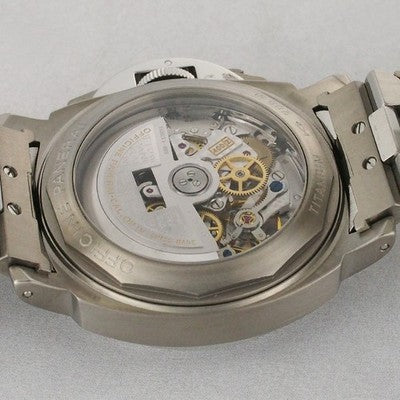PANERAI LUMINOR CHRONOGRAPH PAM00122 E SERIES AUTOMATIC TITANIUM 40MM MENS WATCH