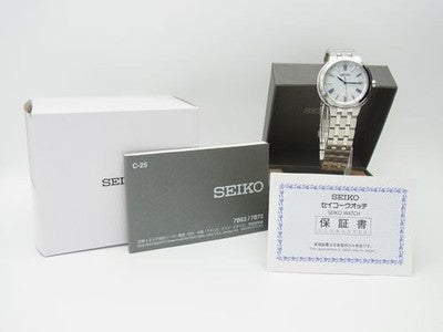 SEIKO SBTM281 SOLAR RADIO CONTROLLED MEN'S WATCH 37.7MM STAINLESS STEEL