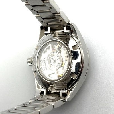 TAG HEUER CARRERA WAR2411 AUTOMATIC LADIES WATCH DATE SILVER DIAL STEEL SWISS