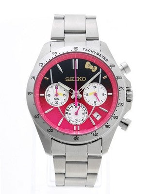 SEIKO CHRONOGRAPH HELLO KITTY 500SERIES SHINKANSEN 25TH ANNIVERSARY WATCH QUARTZ