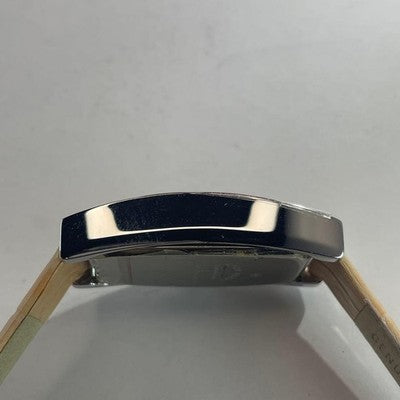 UNIQUE QUARTZ LADIES WRISTWATCH RECTANGULAR CASE LEATHER JAPAN-MADE MOVEMENT