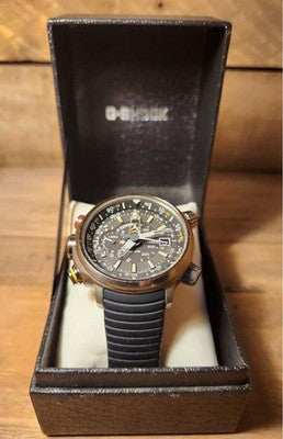 CITIZEN PROMASTER ALTICHRON ALTIMETER COMPASS ADVENTURE WATCH 48MM BLACK GRAY