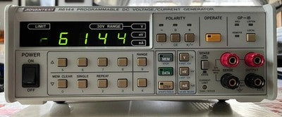 ADVANTEST R6144 PROGRAMMABLE DC VOLTAGE/CURRENT GENERATOR FROM JAPAN