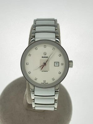 RADO CENTRIX R30027732 AUTOMATIC TITANIUM WHITE DIAL ANALOG MEN'S WATCH USED