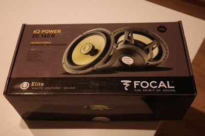 FOCAL K2 POWER EC 165 K COAXIAL SPEAKERS 6.5IN CAR AUDIO ALMOST UNUSED
