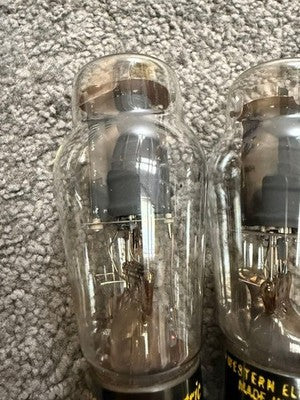 WESTERN ELECTRIC 350B VACUUM TUBES (SET OF 3) - TESTED & WORKING