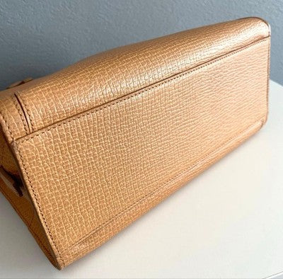 LOEWE HOMENAJE A GAUDI 2002 LIMITED EDITION VINTAGE HANDBAG BEIGE LEATHER