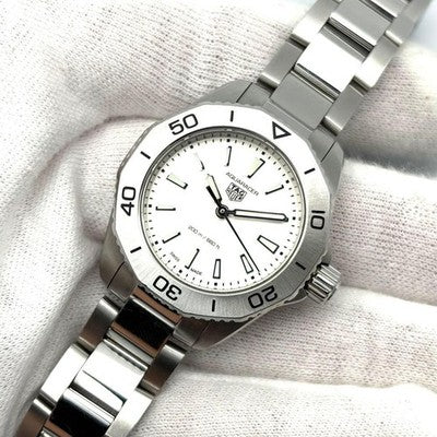 TAG HEUER AQUARACER WBP1411 QUARTZ LADIES 31MM DIVER WATCH W/ BOX