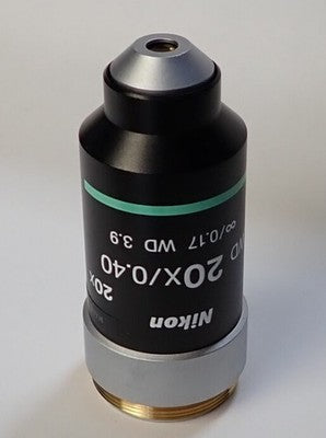 Nikon CFI LWD 20x 0.40 Infinity Objective Lens ∞/0.17 Removed From E200 Used