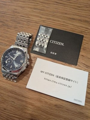 CITIZEN SATELLITE WAVE CC3020-57L ECO DRIVE WORLD TIME GPS SOLAR BLUE DIAL WATCH