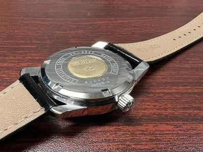 KING SEIKO 44-9990 SECOND MODEL 1968 25 JEWELS BLACK DIAL MANUAL WIND WATCH