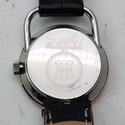 HERMES ARCEAU WOMEN'S QUARTZ WATCH WHITE DIAL GOLD & SILVER LUXURY