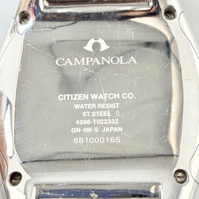 CITIZEN CAMPANOLA COSMOSIGN AA7800-02L MOON PHASE BLUE DIAL WATCH BOX PAPERS