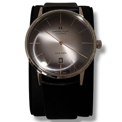 HAMILTON AMERICAN CLASSIC INTRA-MATIC AUTO 42MM H38755781 GRAY DIAL AUTOMATIC