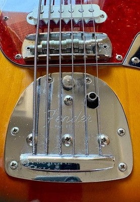 FENDER BASS VI ELECTRIC BASS GUITAR SUNBURST WITH SOFT CASE