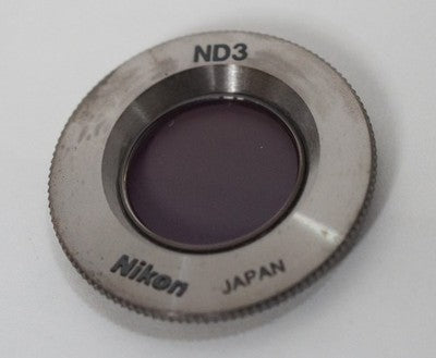 Nikon CFI ND3 Neutral Density Filter For Objective Lens 4X-20X Eclipse Series