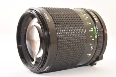 CANON NEW FD 100MM F2 LARGE-APERTURE MEDIUM TELEPHOTO LENS AS IS