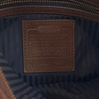 OLD COACH ERGO POCKET ZIP NUBUCK SHOULDER BAG BROWN VINTAGE USA MADE HOBO