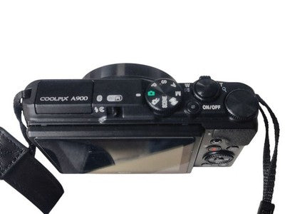 NIKON COOLPIX A900 DIGITAL CAMERA 35X OPTICAL ZOOM BLACK W/ CASE STRAP TESTED